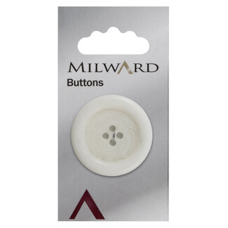 Milward Knopen 34 mm Wit 1 stuks