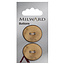 Milward Knopen 25 mm Bruin 2 stuks