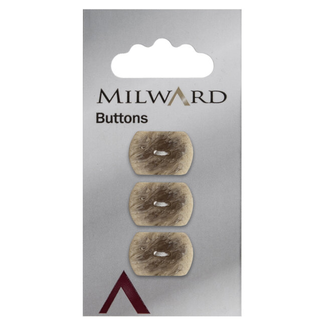 Milward Knopen 18 mm Bruin 3 stuks