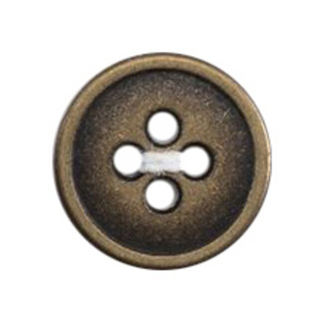 Milward Knopen 12 mm Brons 4 stuks