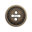 Milward Knopen 12 mm Brons 4 stuks