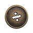 Milward Knopen 17 mm Brons 2 stuks