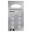 Milward Knopen 11 mm Wit 8 stuks
