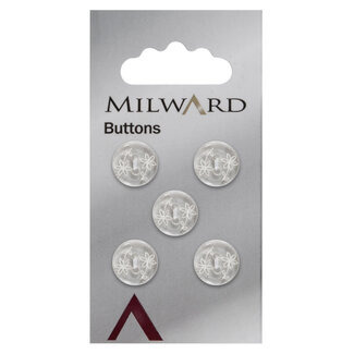 Milward Knopen 12 mm Glas 5 stuks