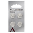 Milward Knopen 15 mm Glas 4 stuks