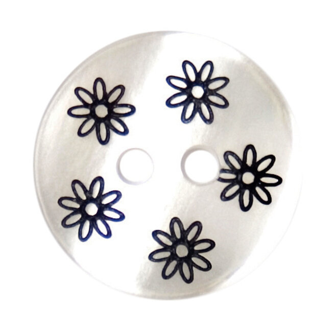 Milward Knopen 15 mm Parelmoer 4 stuks