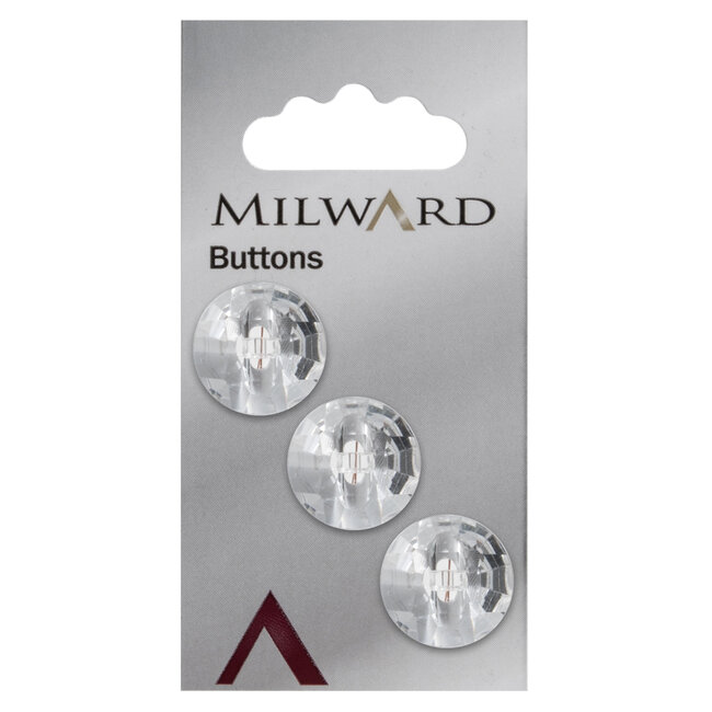 Milward Knopen 17 mm Glas 3 stuks