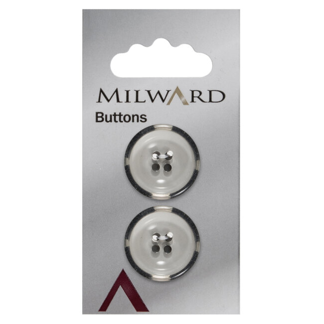 Milward Knopen 22 mm Créme 2 stuks