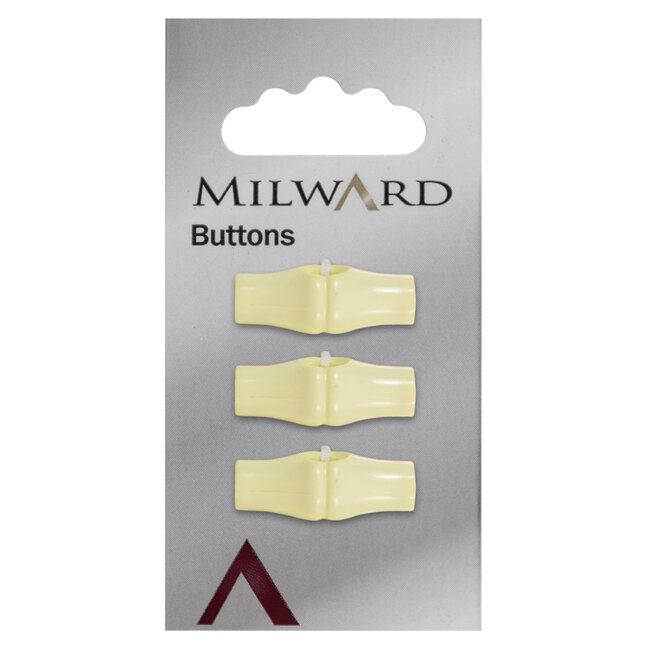 Milward Knopen 25 mm Geel  3 stuks