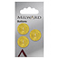 Milward Knopen 22 mm Geel  2 stuks