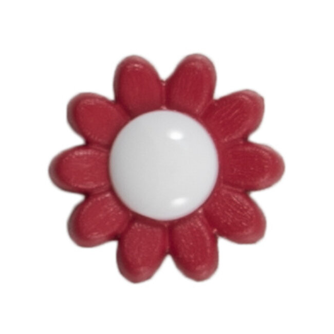 Milward Knopen 14 mm Rood  3 stuks