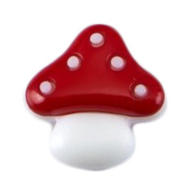 Milward Knopen 15 mm Rood  3 stuks