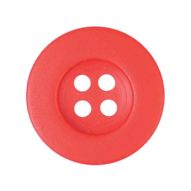 Milward Knopen 12 mm Rood  5 stuks