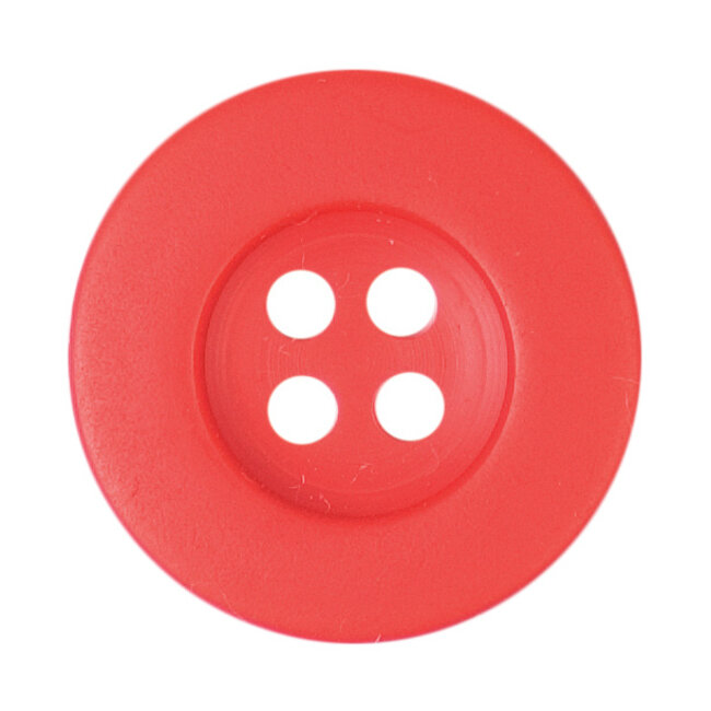 Milward Knopen 17mm Rood  3 stuks