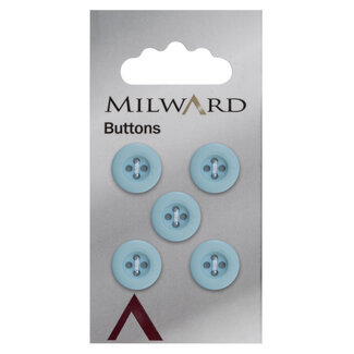 Milward Knopen 12 mm Blauw  5 stuks
