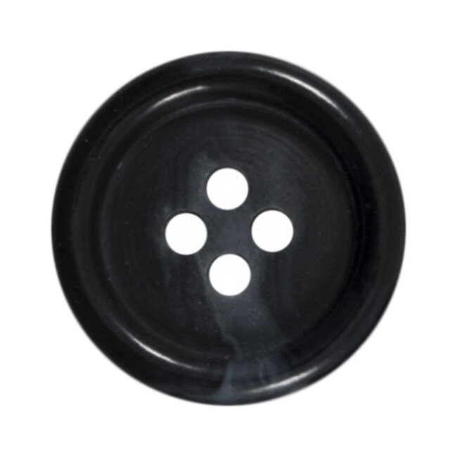 Milward Knopen 20 mm Zwart  3 stuks