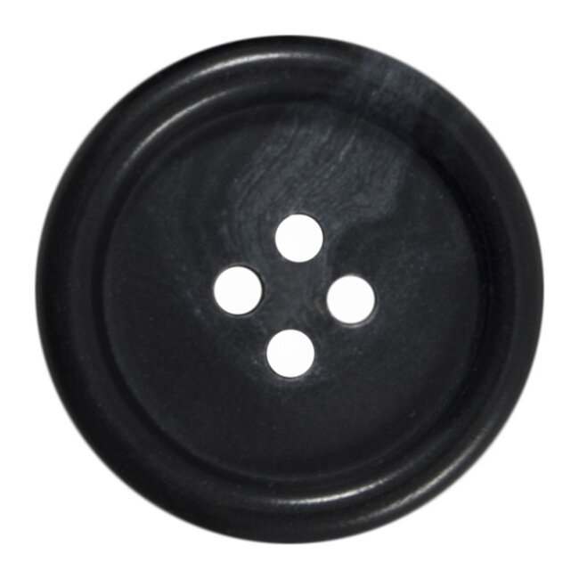 Milward Knopen 25 mm Zwart  2 stuks