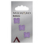 Milward Knopen 18 mm Paars  3 stuks