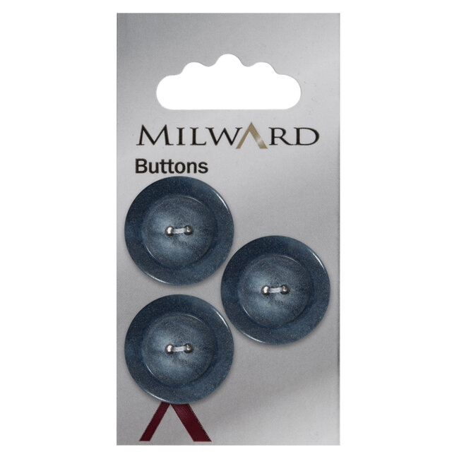 Milward Knopen 22 mm Blauw  3 stuks