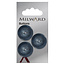 Milward Knopen 22 mm Blauw  3 stuks