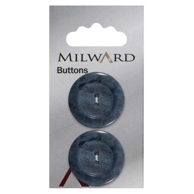 Milward Knopen 27mm Blauw  2 stuks  - Copy