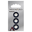 Milward Knopen 18 mm Blauw  3 stuks