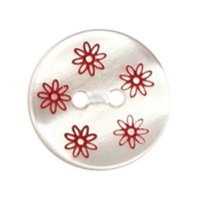 Milward Knopen 15 mm Wit  4 stuks