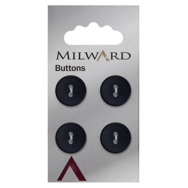 Milward Knopen 15 mm Blauw  4 stuks