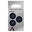 Milward Knopen 17 mm Blauw  3 stuks