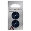 Milward Knopen 22 mm Blauw  2 stuks