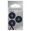 Milward Knopen 20 mm Blauw  3 stuks