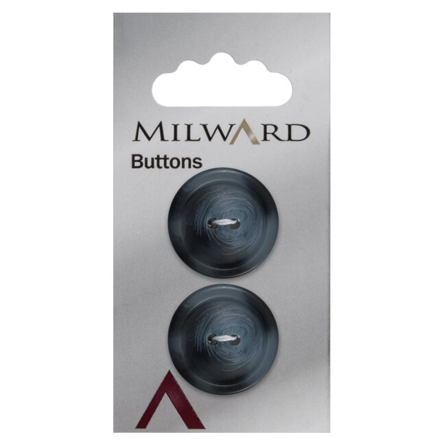 Milward Knopen 22 mm Blauw  2 stuks