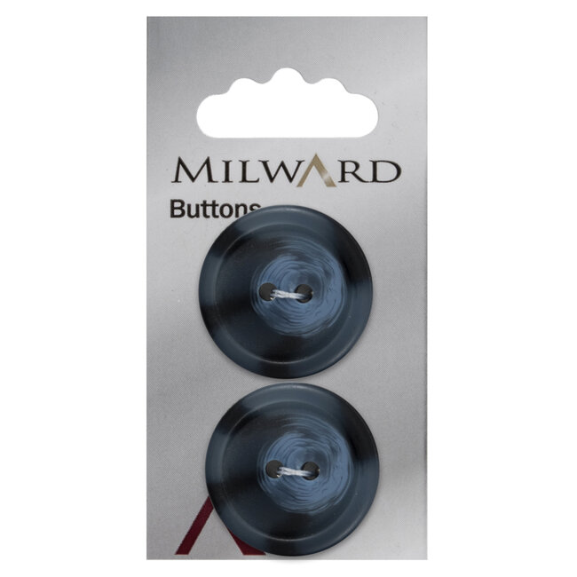 Milward Knopen 27 mm Blauw  2 stuks