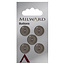 Milward Knopen 15 mm Bruin 5 stuks