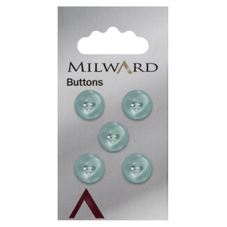 Milward Knopen 12 mm Groen 5 stuks