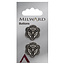 Milward Knopen 22 mm Zilver 2 stuks