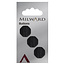 Milward Knopen 17 mm Zwart 3 stuks