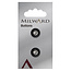 Milward Knopen 12 mm Zwart 2 stuks
