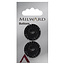 Milward Knopen 25 mm Zwart 2 stuks