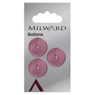 Milward Knopen 17 mm Roze 3 stuks