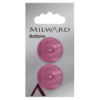 Milward Knöpfe 22 mm Rosa 2 Stück
