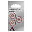 Milward Knopen 17 mm Rood 3 stuks