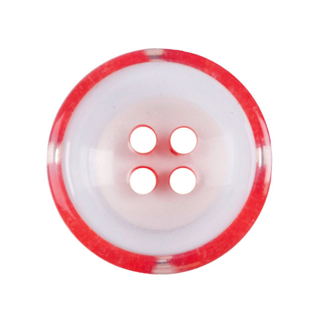 Milward Knopen 17 mm Rood 3 stuks