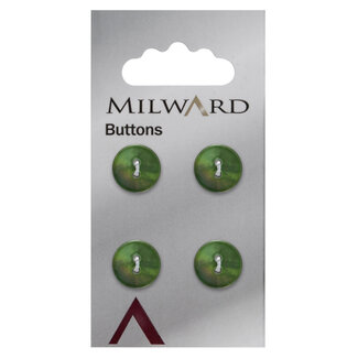 Milward Knopen 12 mm Groen 4 stuks