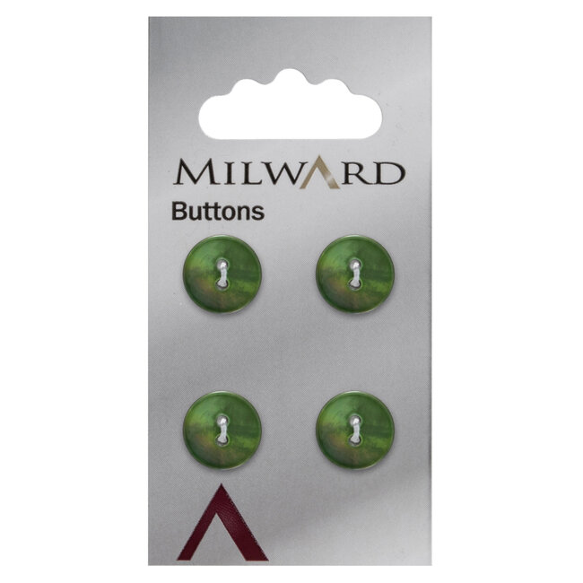 Milward Knopen 12 mm Groen 4 stuks