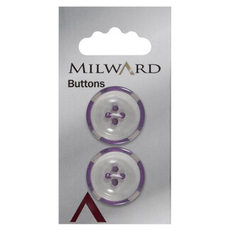 Milward Knopen 22 mm Paars 3 stuks