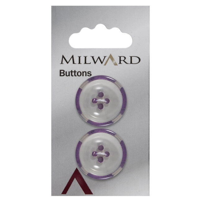 Milward Knopen 22 mm Paars 3 stuks