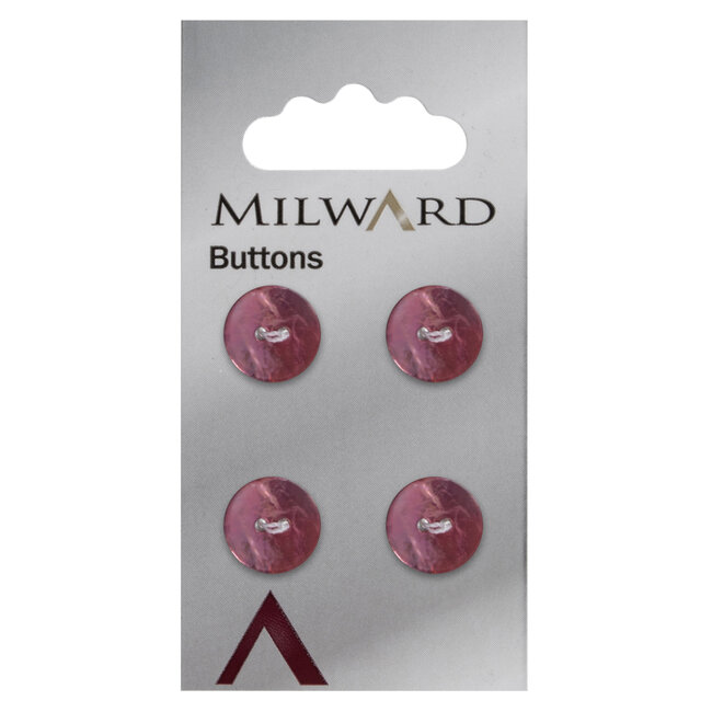 Milward Knopen 12 mm Roze 4 stuks