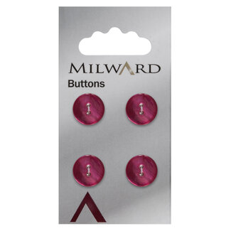 Milward Knopen 12 mm Paars 4 stuks