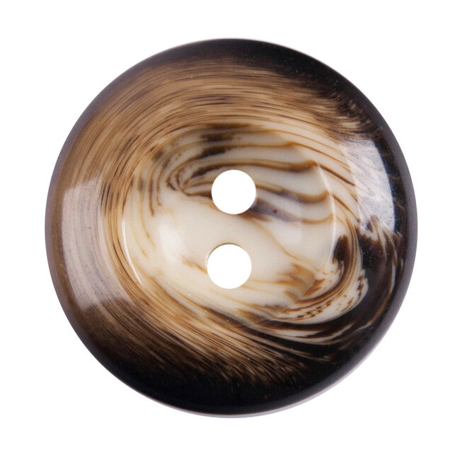 Milward Knopen 25 mm Bruin 2 stuks